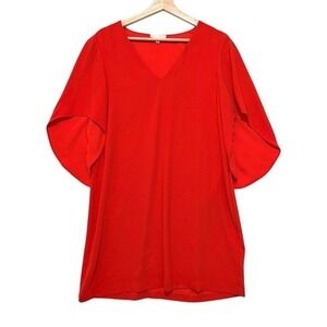 Anna Cate Meredith dress coral